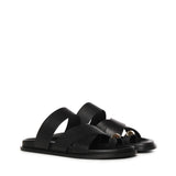 Sandali Plongè in pelle A57240 NERO CARMENS 