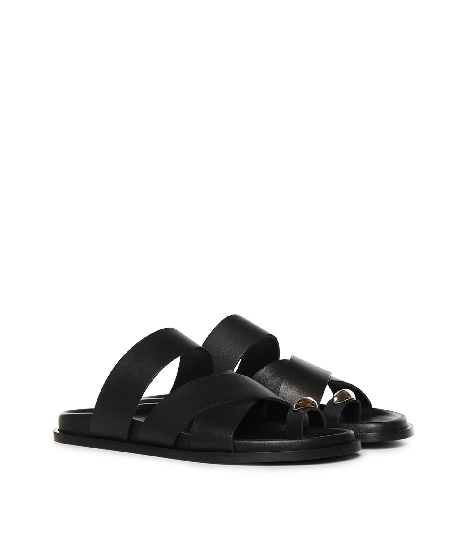 Sandali Plongè in pelle A57240 NERO CARMENS 