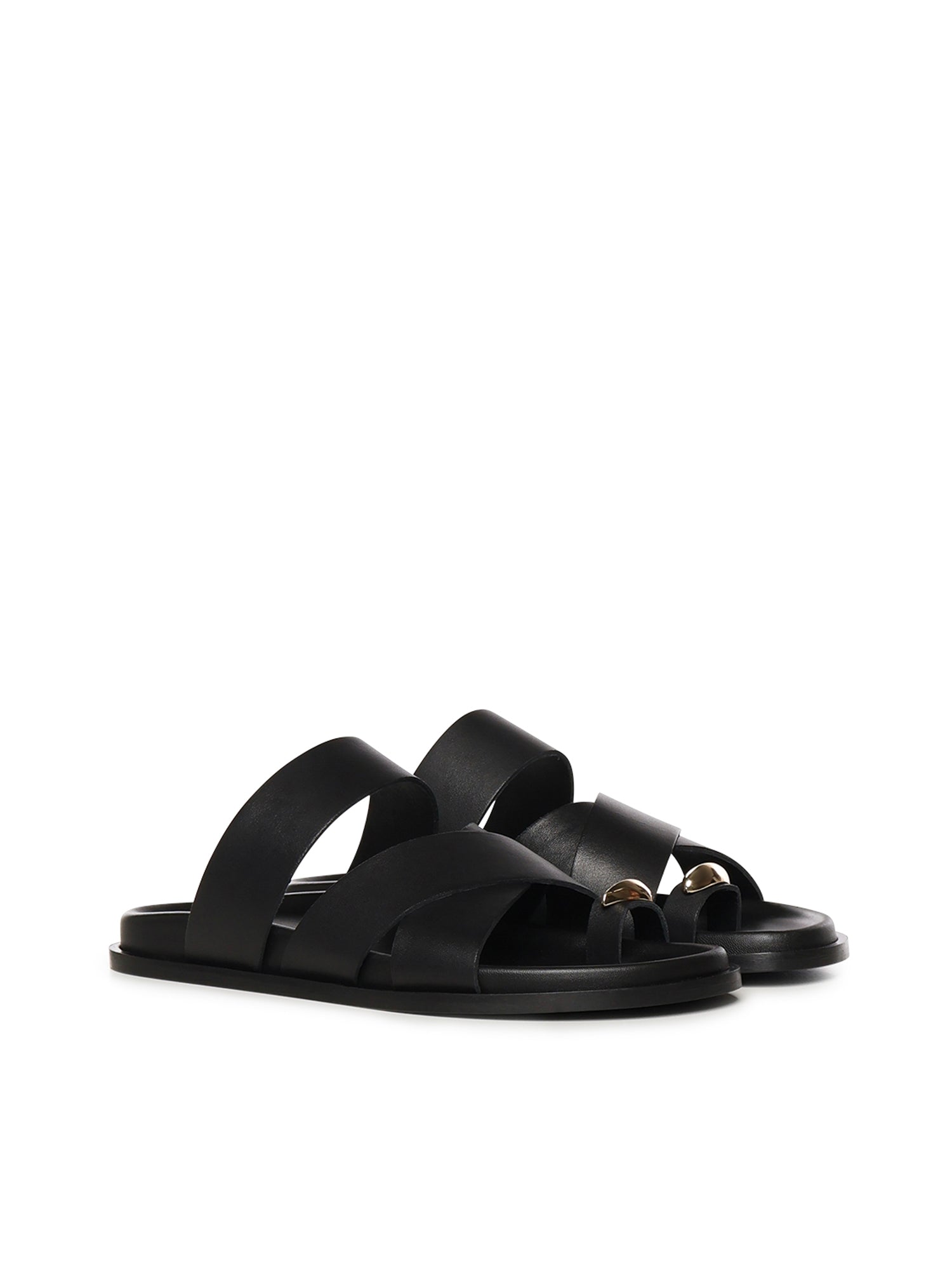 Sandali Plongè in pelle A57240 NERO CARMENS 