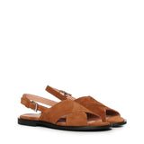 Sandali Étoile Cross in suede A57268 LAND CARMENS 