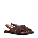 Sandali Étoile Cross in suede A57268 MORO CARMENS 