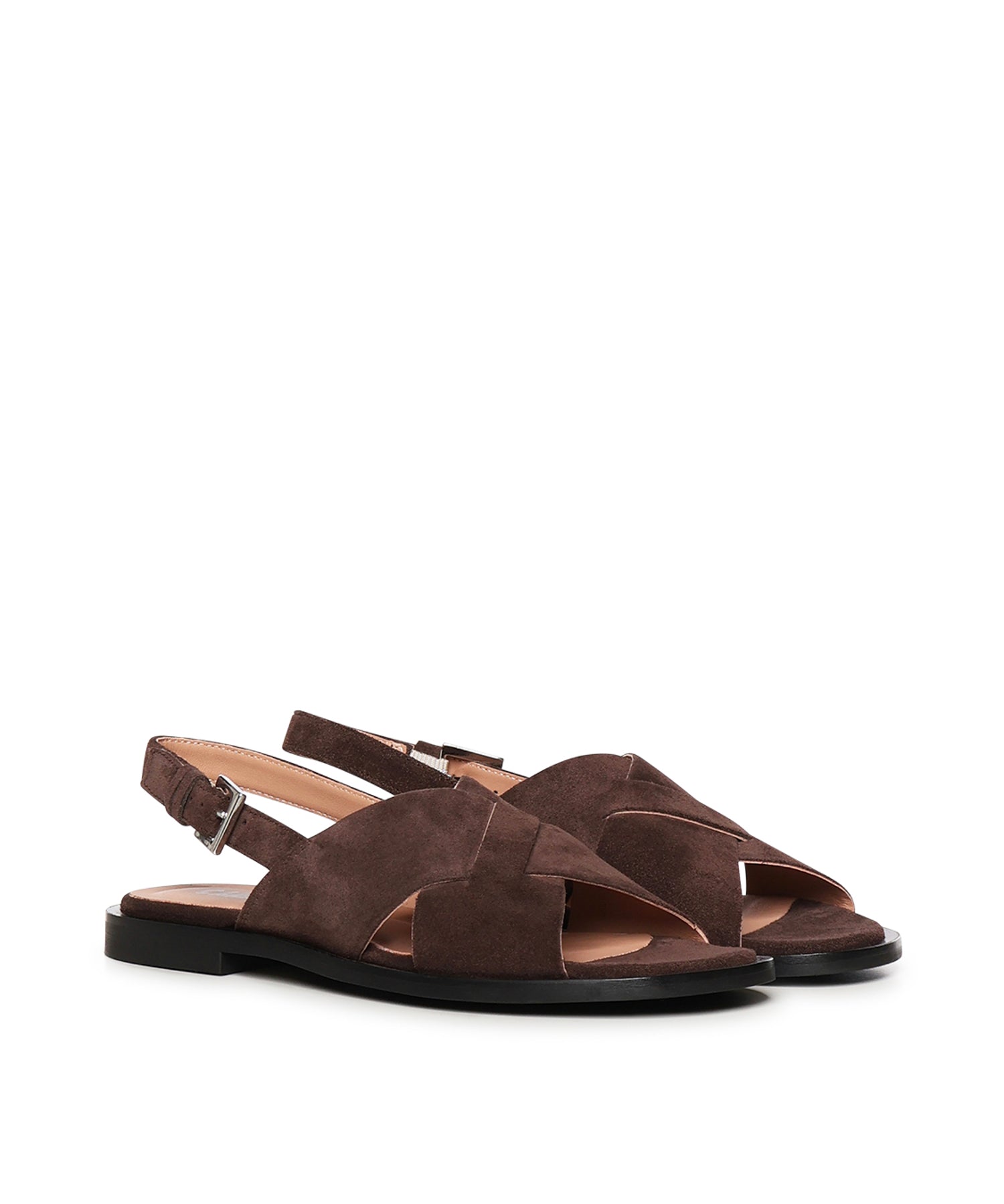 Sandali Étoile Cross in suede A57268 MORO CARMENS 
