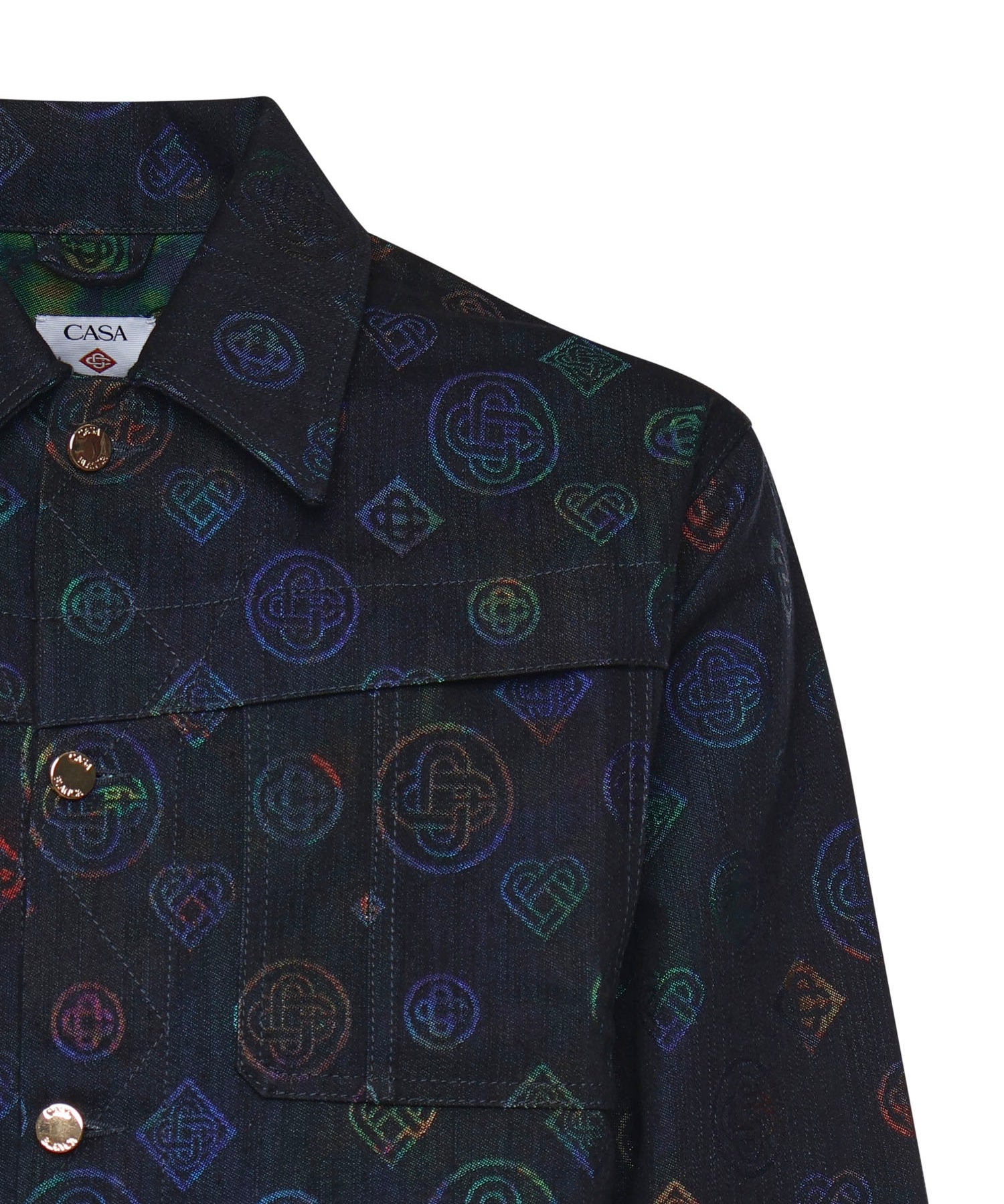 Giacca in denim Heatmap MSP26JK446 01 CASABLANCA 