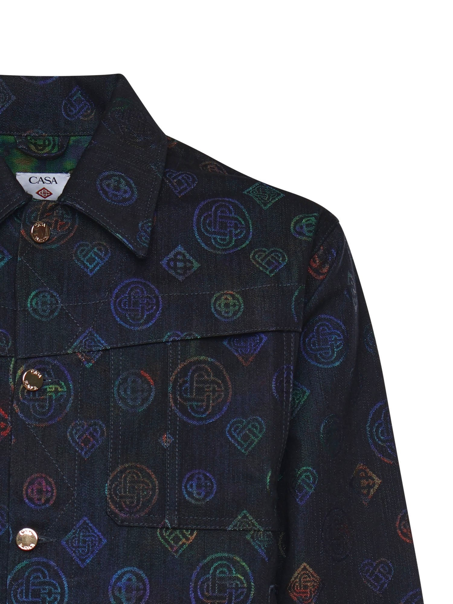 Giacca in denim Heatmap MSP26JK446 01 CASABLANCA 