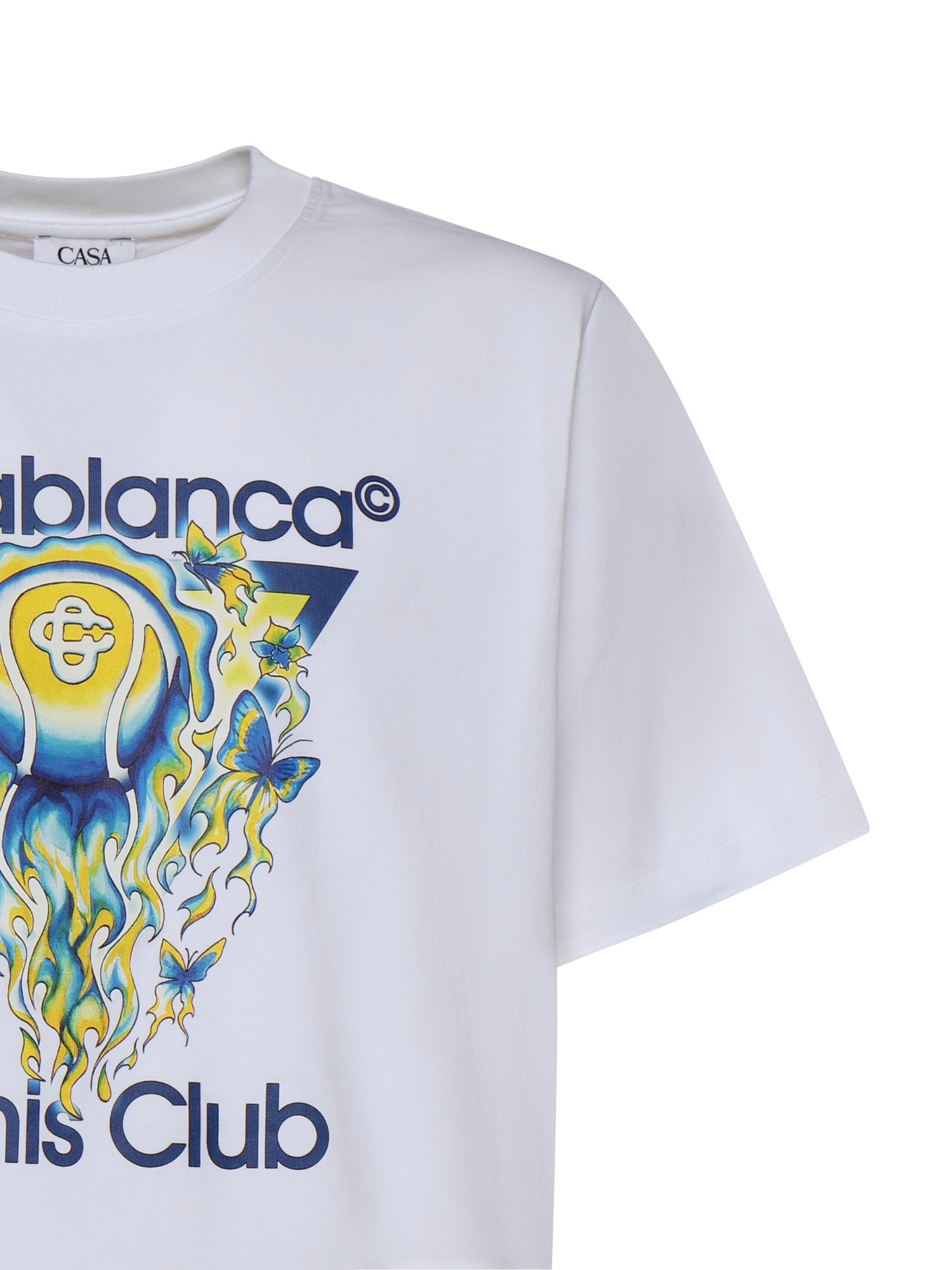 T-shirt Tennis Club in cotone MSP26JTS001 01 CASABLANCA 