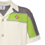 Camicia a righe all'uncinetto MSP26KW1207 01 CASABLANCA 