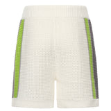 Shorts a righe all'uncinetto MSP26KW1208 01 CASABLANCA 