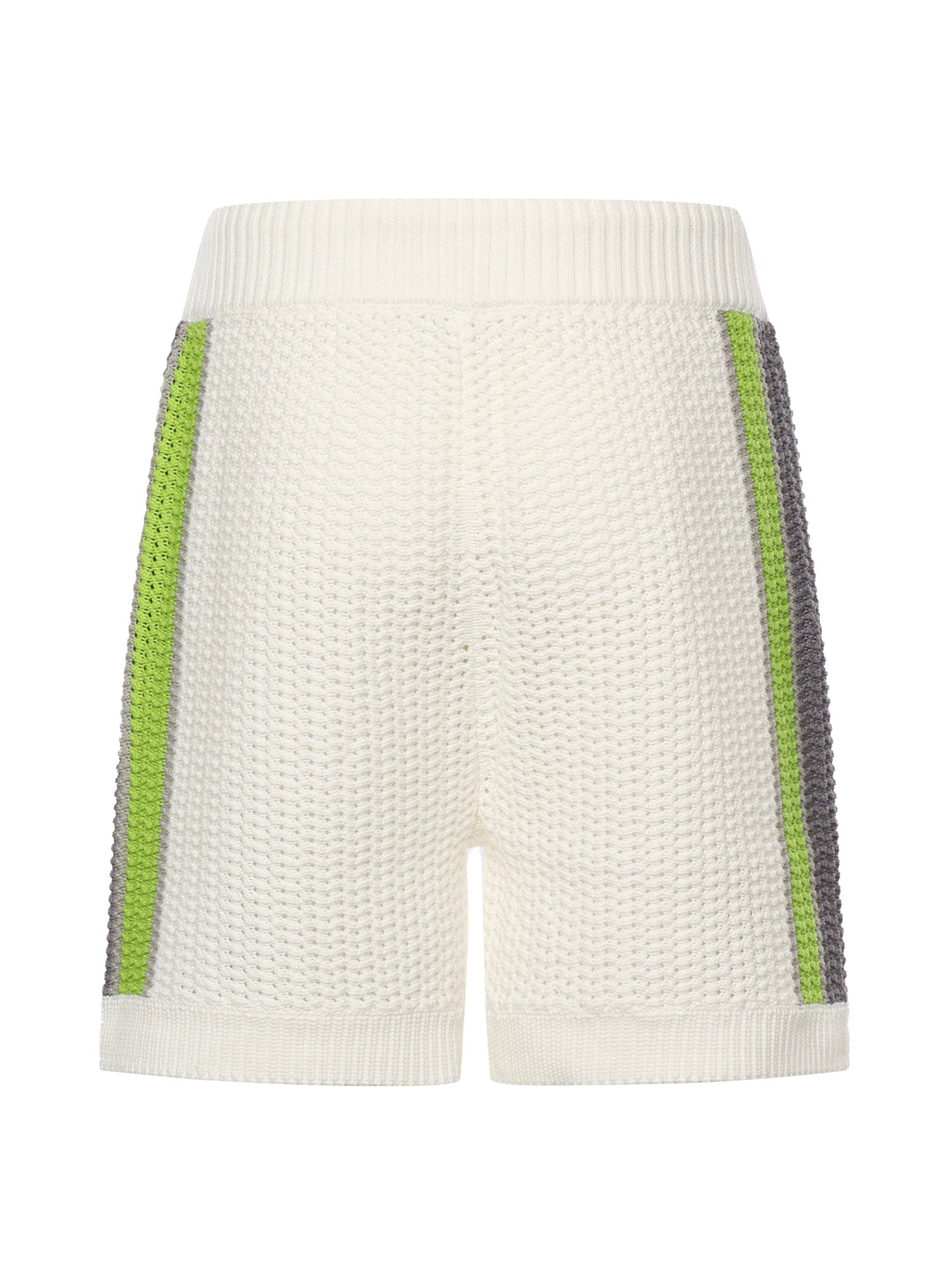 Shorts a righe all'uncinetto MSP26KW1208 01 CASABLANCA 