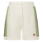 Shorts a righe all'uncinetto MSP26KW1208 01 CASABLANCA 