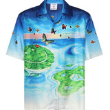 Camicia Beyond Destiny in seta MSP26SH003 02 CASABLANCA 
