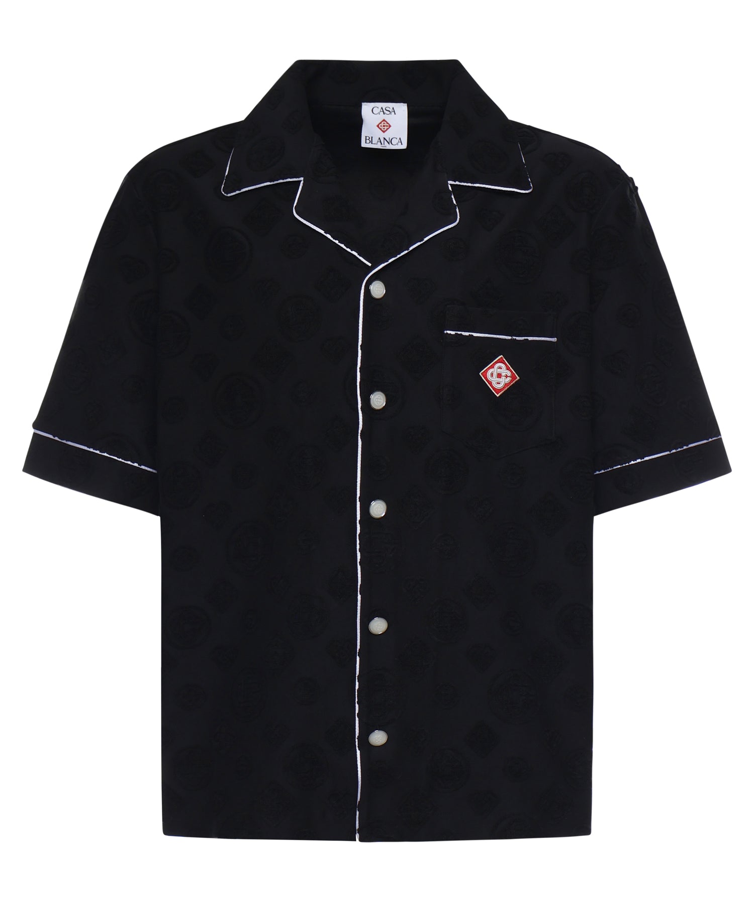 Camicia in spugna con monogramma MSP26SH085 02 CASABLANCA 