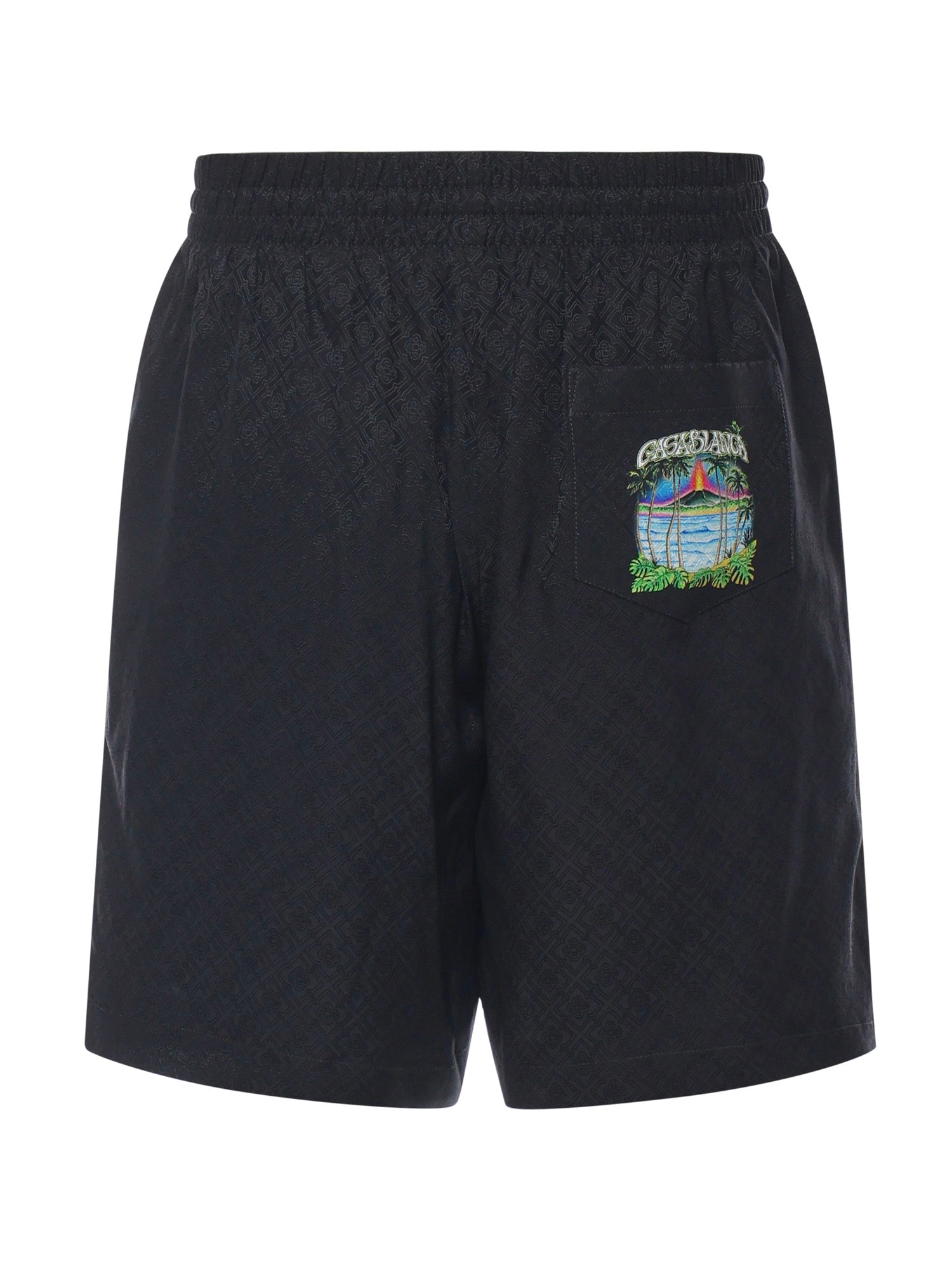 Shorts in seta con logo MSP26TR399 08 CASABLANCA 