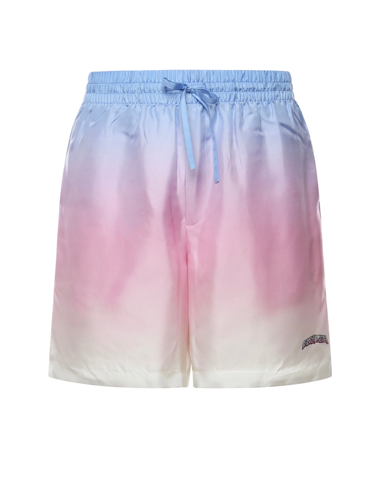 Shorts in seta con logo MSP26TR399 09 CASABLANCA 