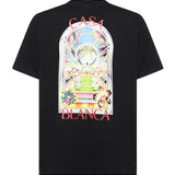T-shirt in cotone con logo<BR/> MSS26JTS001 09 CASABLANCA 