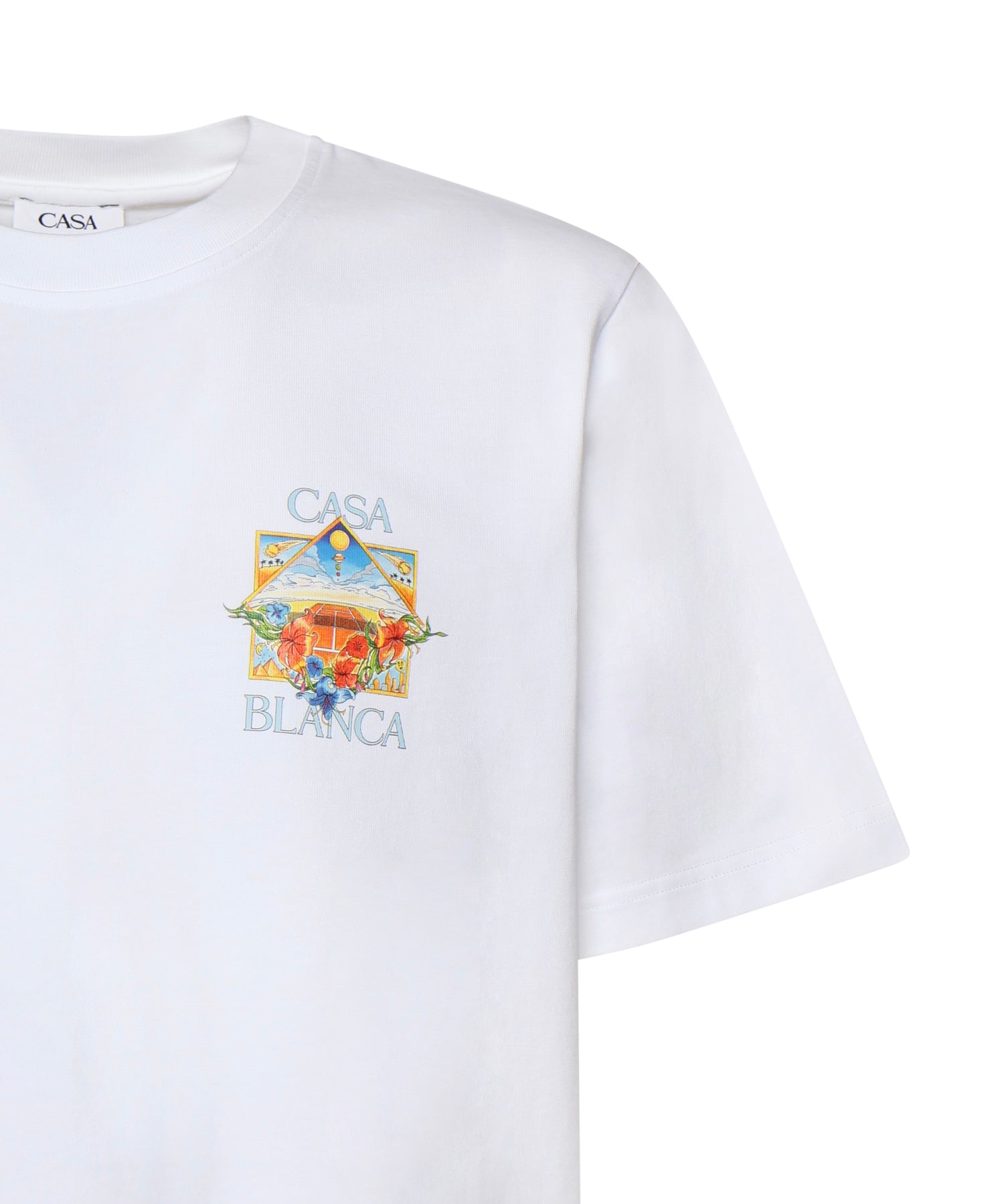 T-shirt in cotone con logo MSS26JTS001 13 CASABLANCA 