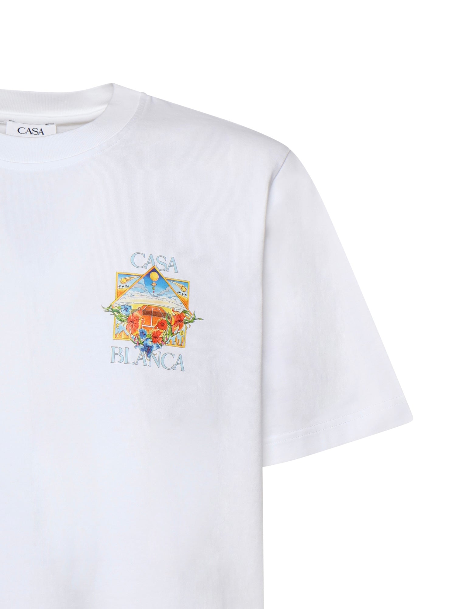 T-shirt in cotone con logo MSS26JTS001 13 CASABLANCA 