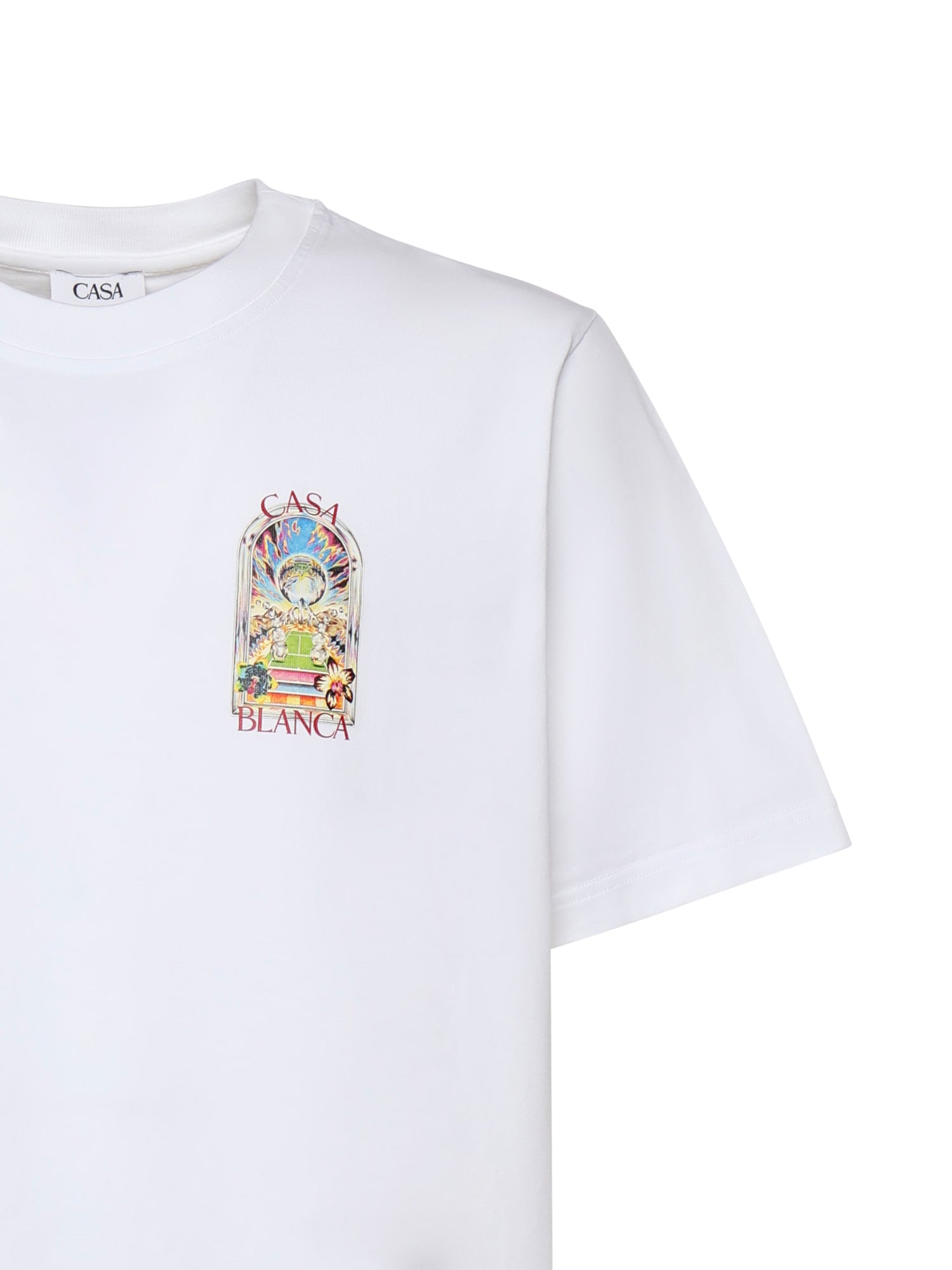 T-shirt in cotone con logo MSS26JTS001 15 CASABLANCA 
