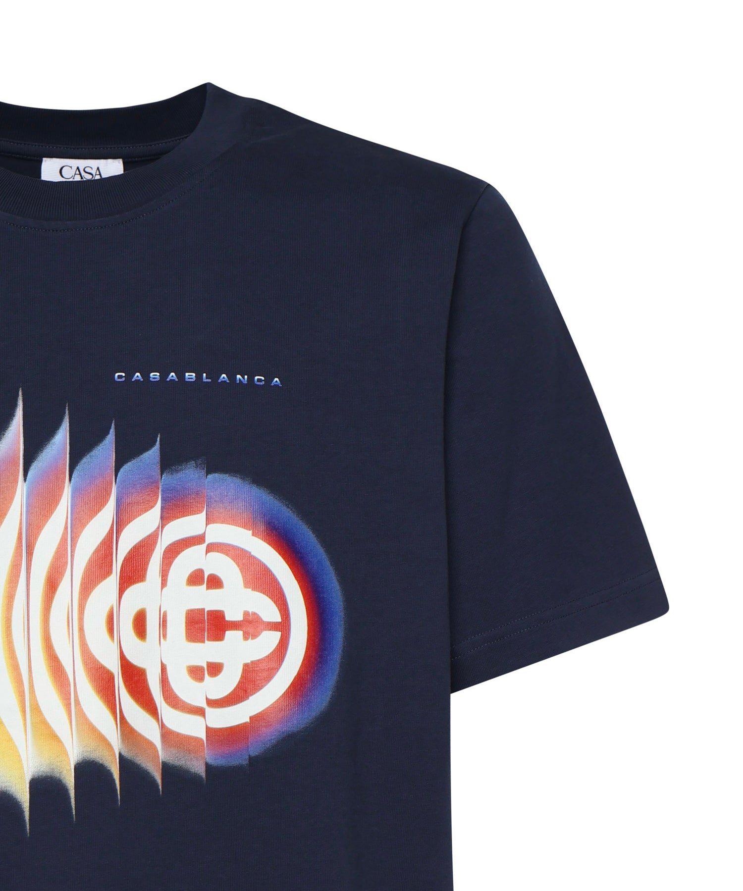 T-shirt in cotone con stampa MSS26JTS001 16 CASABLANCA 