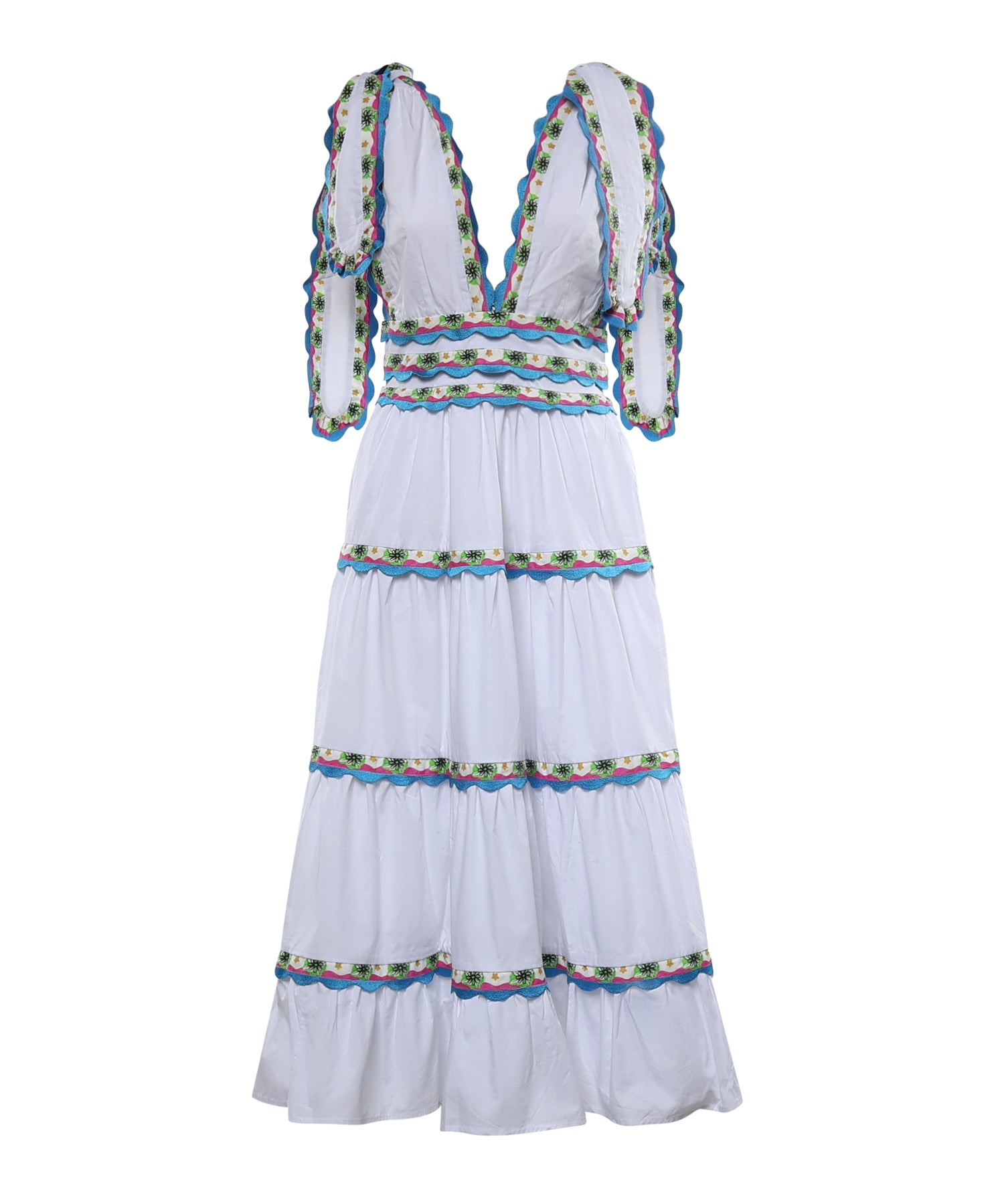 Abito midi Chelilli in cotone SS26CBD09A  CELIA B 