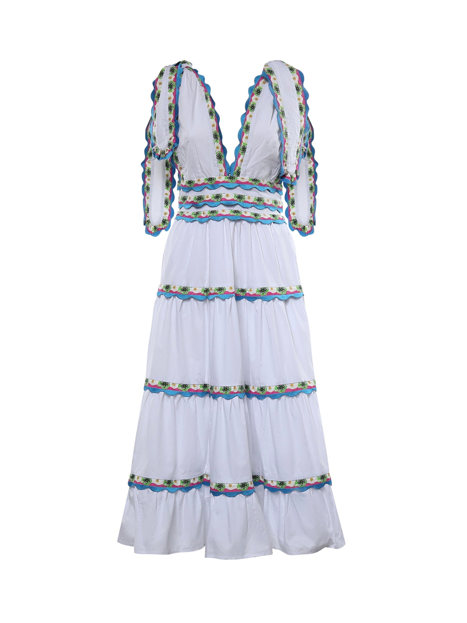 Abito midi Chelilli in cotone SS26CBD09A  CELIA B 