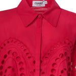 Camicia cropped Storm in cotone 263200 FUCHSIA CHARO RUIZ 