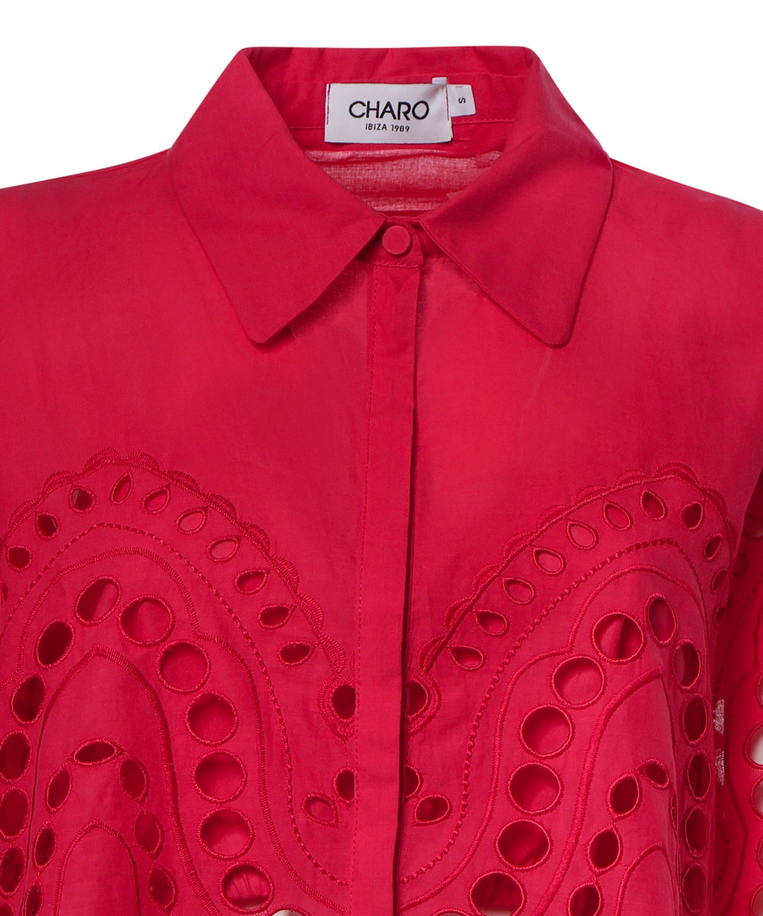 Camicia cropped Storm in cotone 263200 FUCHSIA CHARO RUIZ 