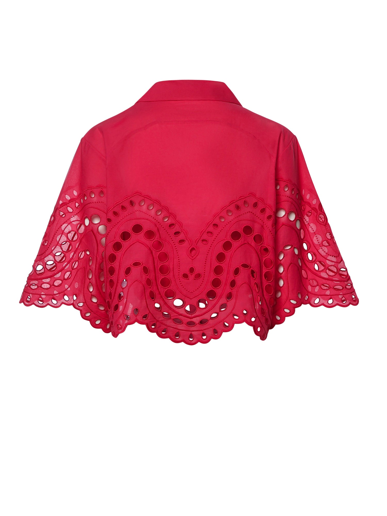 Camicia cropped Storm in cotone 263200 FUCHSIA CHARO RUIZ 