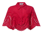 Camicia cropped Storm in cotone 263200 FUCHSIA CHARO RUIZ 