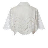 Camicia cropped Storm in cotone 263200 WHITE CHARO RUIZ 