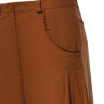 Pantaloni Ray in cotone 263502 BROWN CHARO RUIZ 