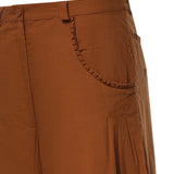 Pantaloni Ray in cotone 263502 BROWN CHARO RUIZ 