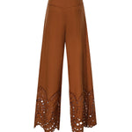 Pantaloni Ray in cotone 263502 BROWN CHARO RUIZ 