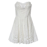 Miniabito Bail in cotone 263601 WHITE CHARO RUIZ 