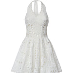 Miniabito Sandlight in cotone 263604 WHITE CHARO RUIZ 