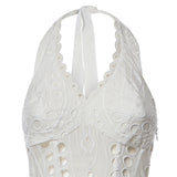 Miniabito Sandlight in cotone 263604 WHITE CHARO RUIZ 