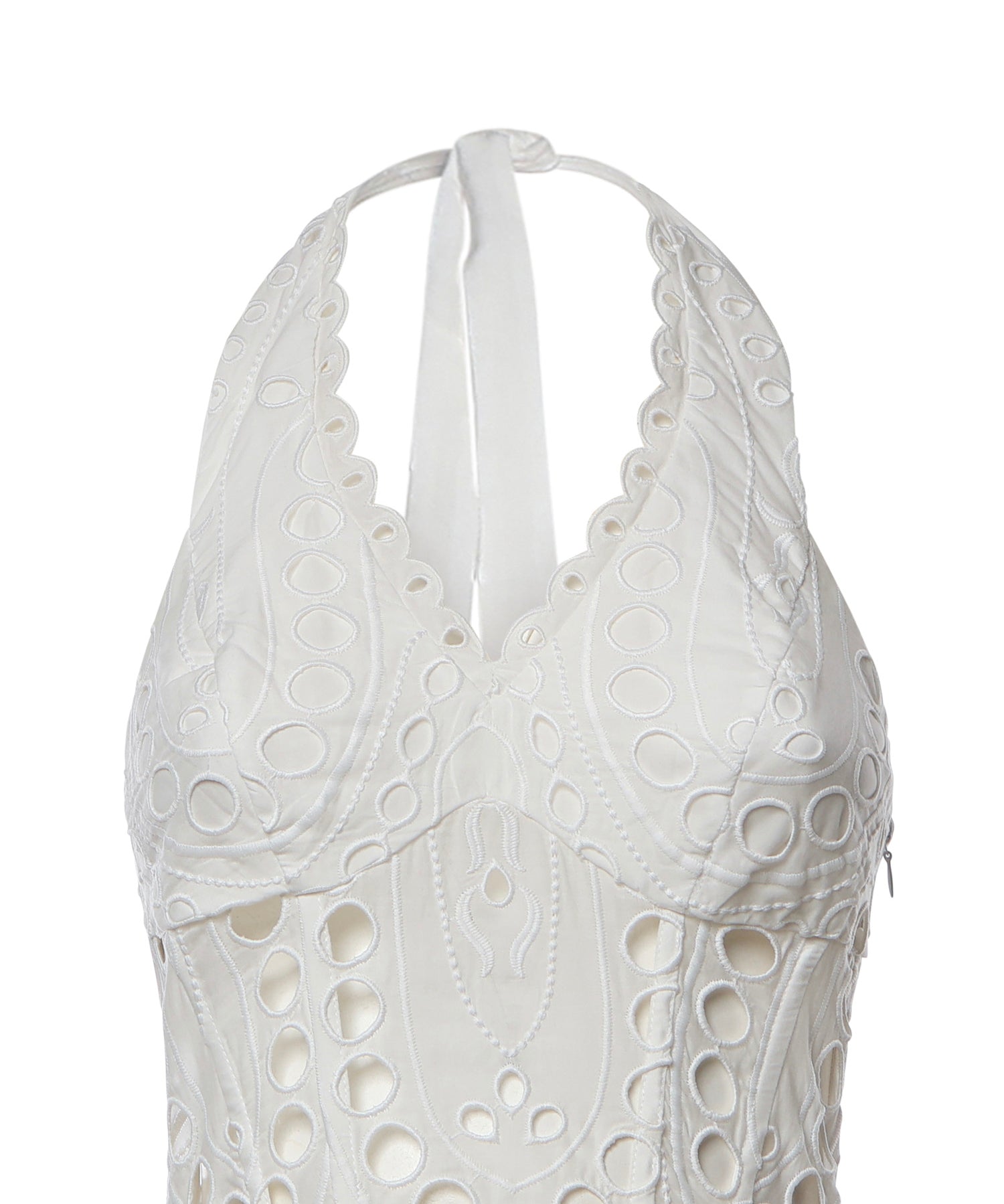 Miniabito Sandlight in cotone 263604 WHITE CHARO RUIZ 