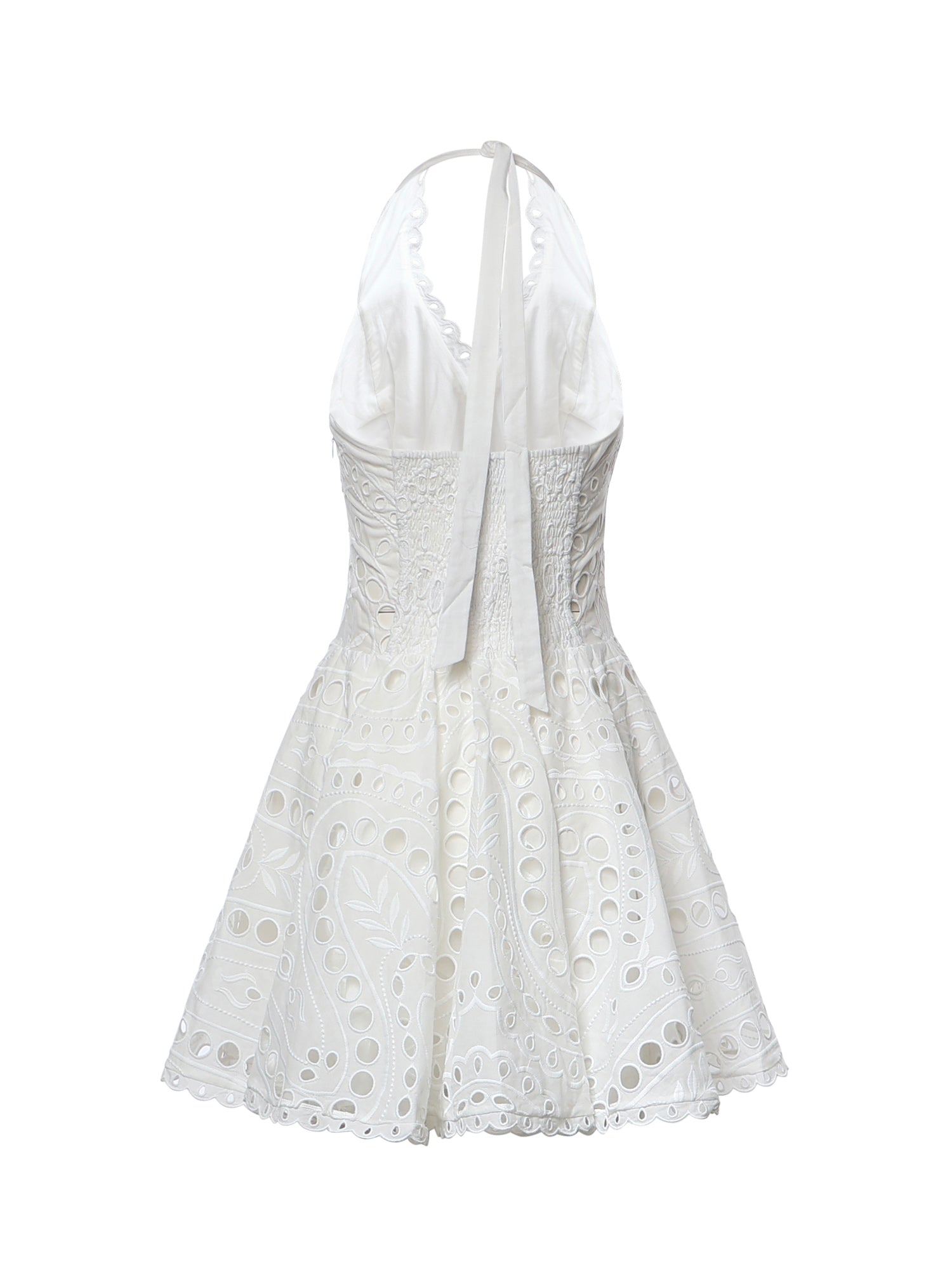 Miniabito Sandlight in cotone 263604 WHITE CHARO RUIZ 