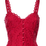 Abito midi Solace in cotone 263614 FUCHSIA CHARO RUIZ 