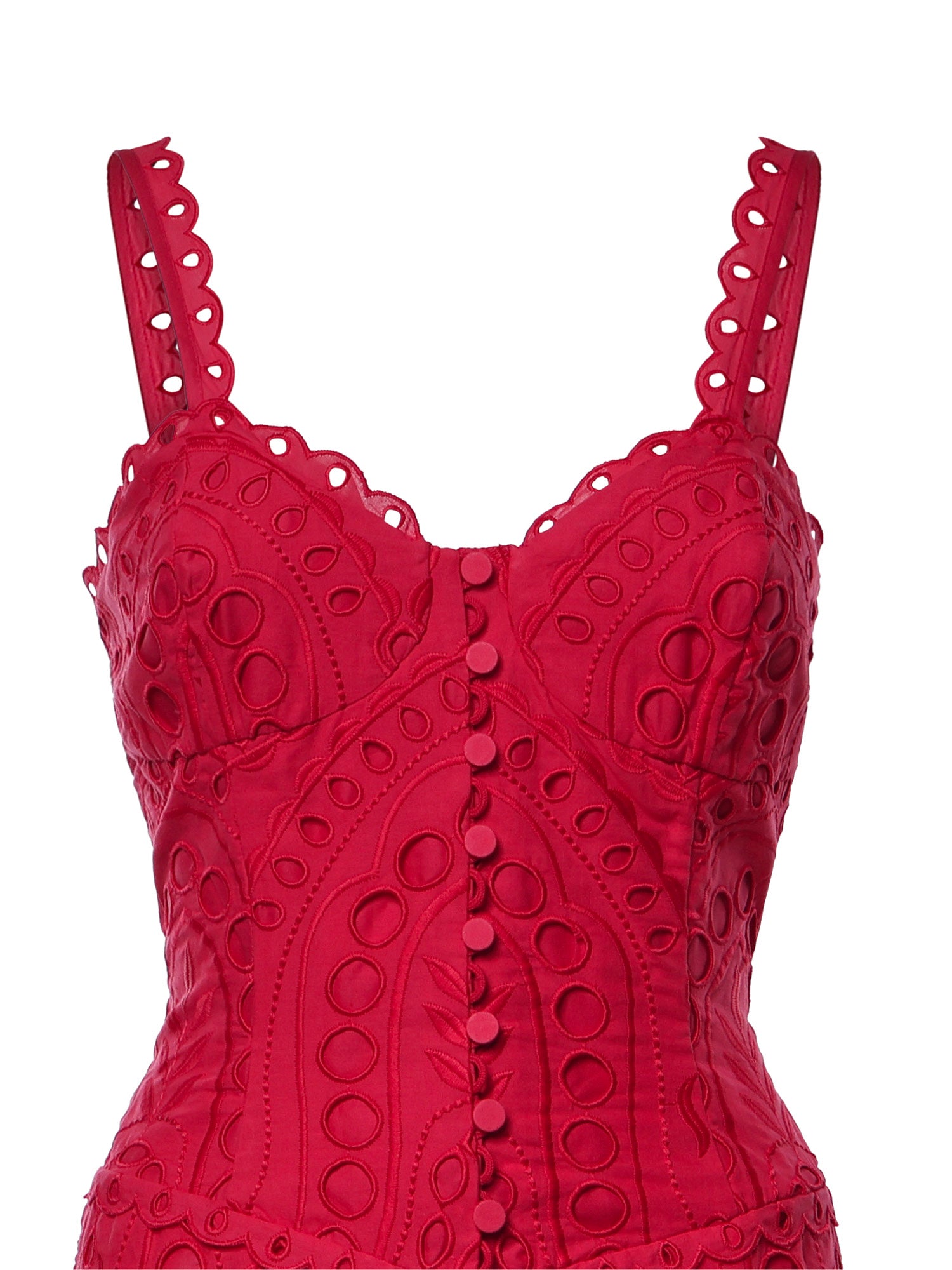 Abito midi Solace in cotone 263614 FUCHSIA CHARO RUIZ 