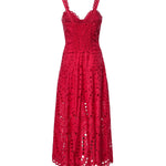 Abito midi Solace in cotone 263614 FUCHSIA CHARO RUIZ 