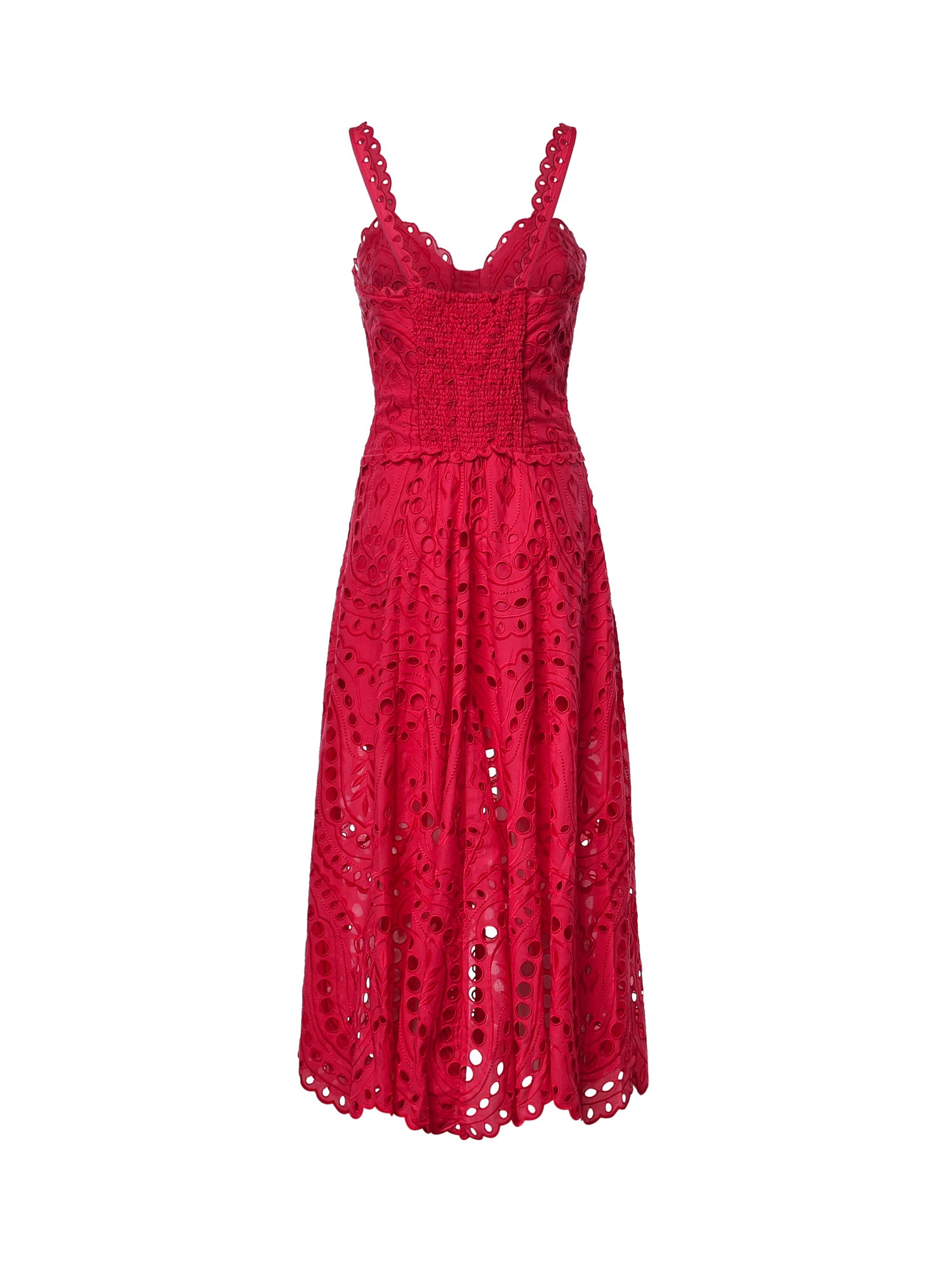 Abito midi Solace in cotone 263614 FUCHSIA CHARO RUIZ 