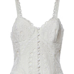 Abito midi Solace in cotone 263614 WHITE CHARO RUIZ 