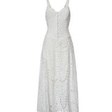 Abito midi Solace in cotone 263614 WHITE CHARO RUIZ 
