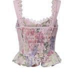 Top Floret in cotone 266101 PINK CHARO RUIZ 