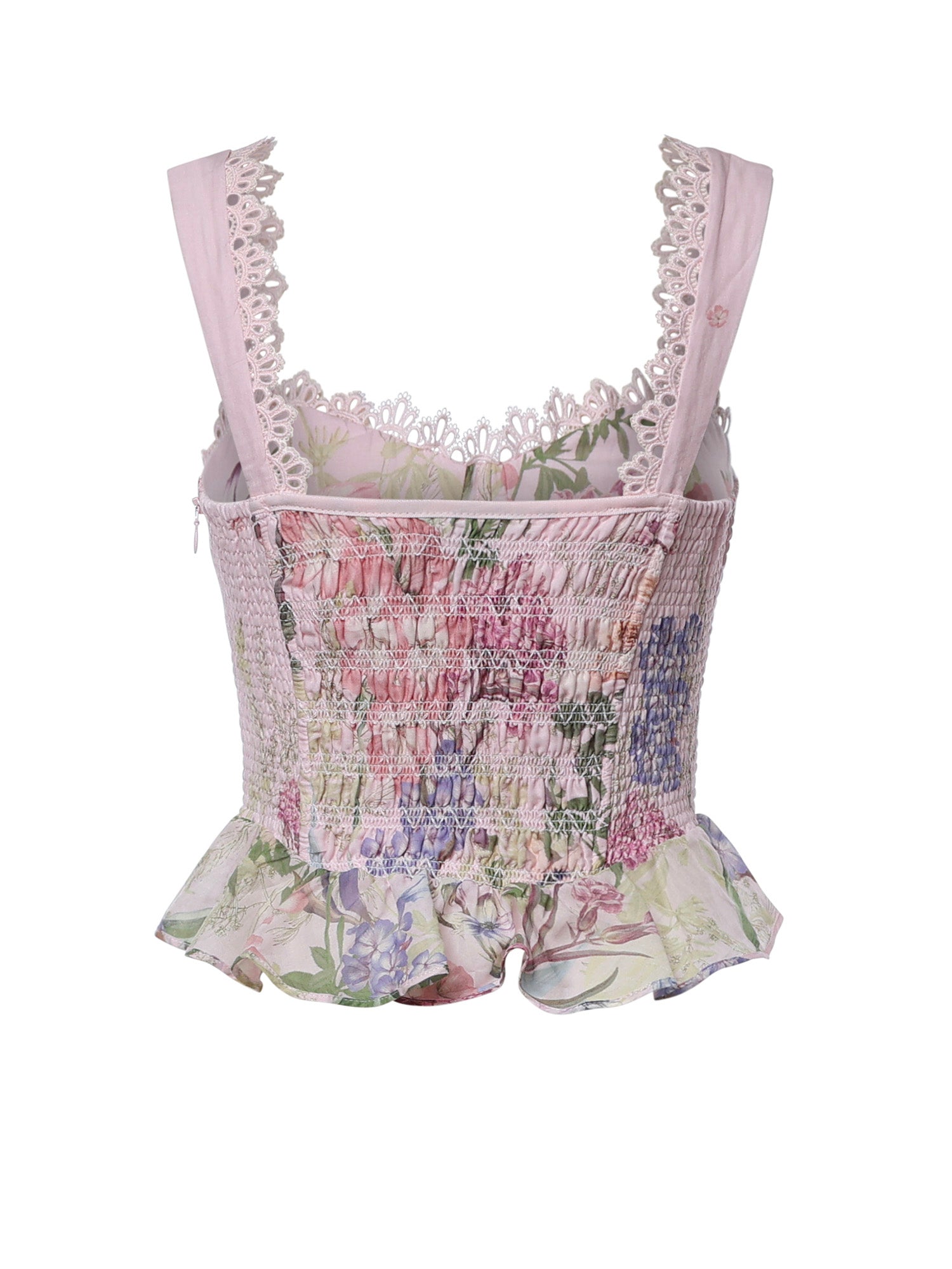Top Floret in cotone 266101 PINK CHARO RUIZ 