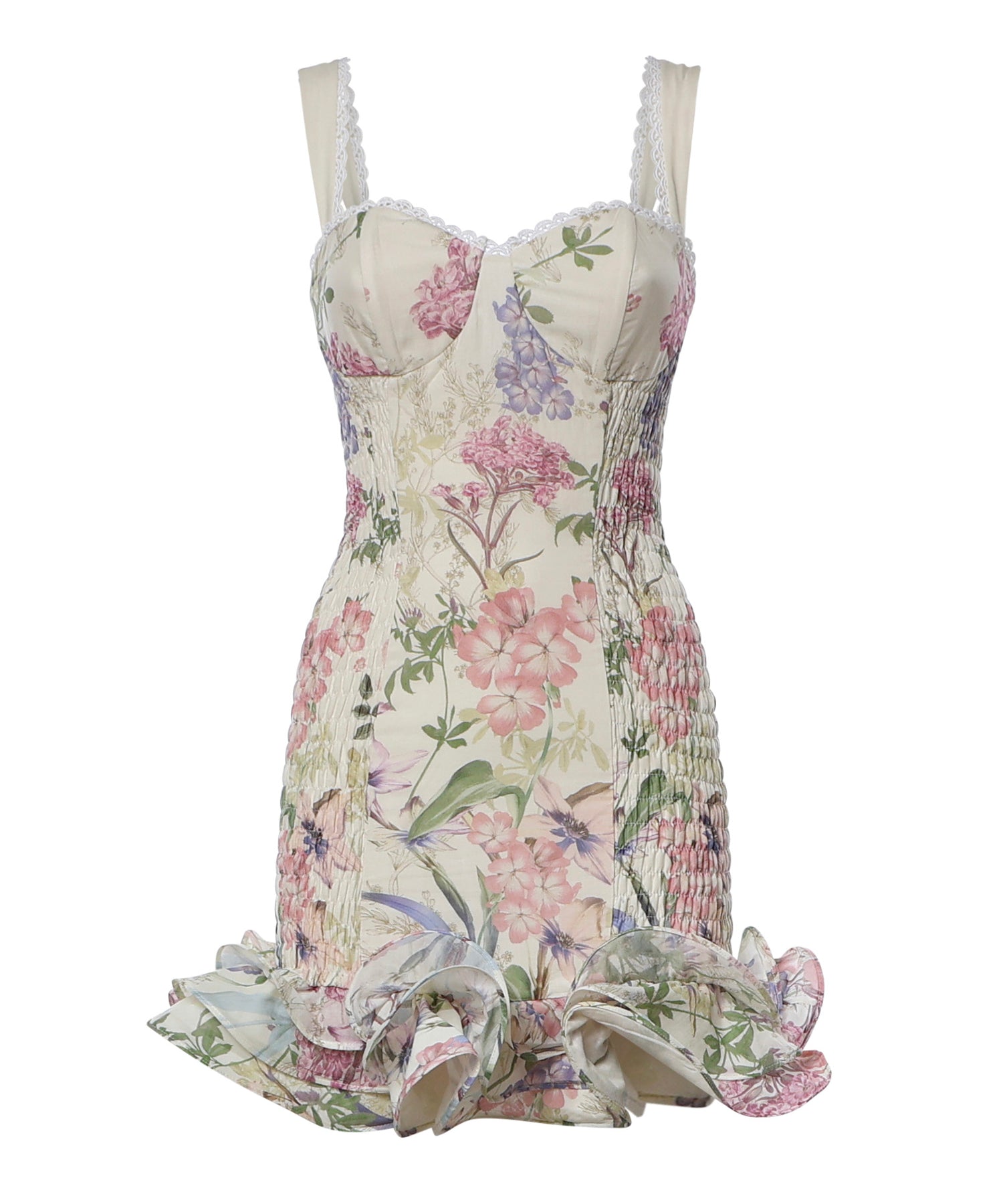 Miniabito Sunil in cotone 266601 CREAM CHARO RUIZ 