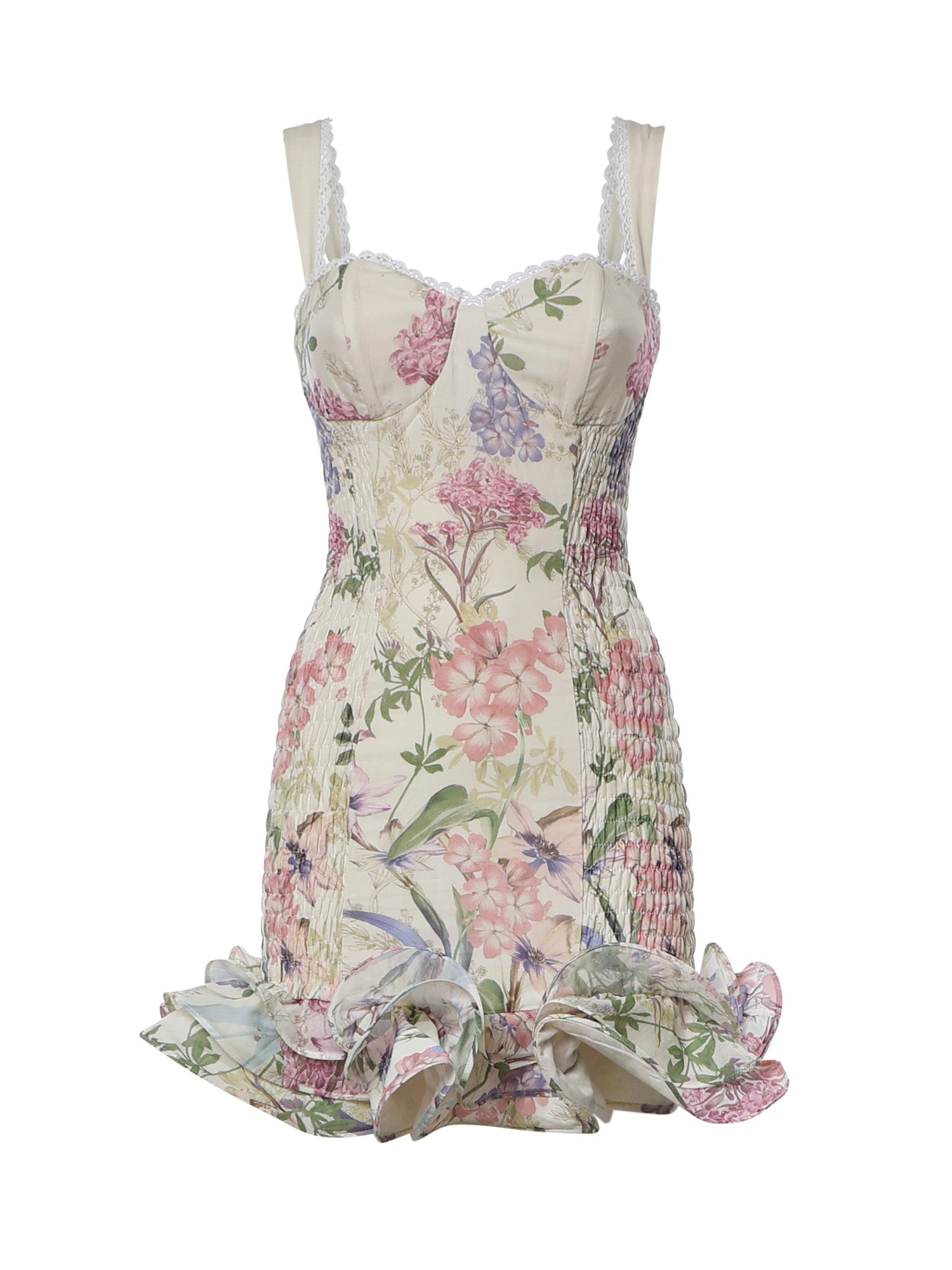 Miniabito Sunil in cotone 266601 CREAM CHARO RUIZ 