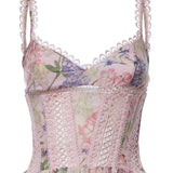 Miniabito Gardenia in cotone 266603 PINK CHARO RUIZ 