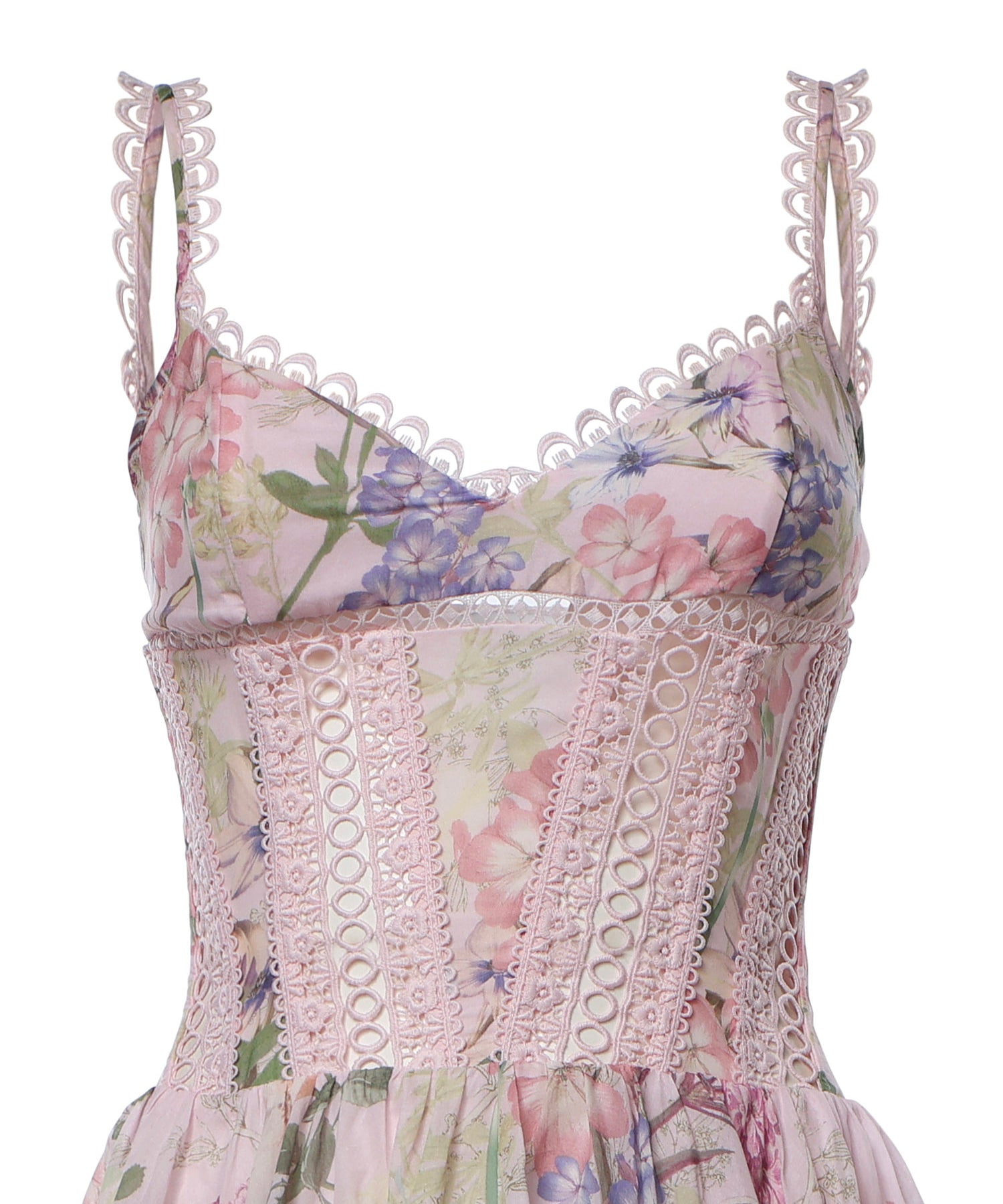 Miniabito Gardenia in cotone 266603 PINK CHARO RUIZ 