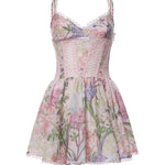 Miniabito Gardenia in cotone 266603 PINK CHARO RUIZ 